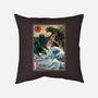 Monster King Vs Great Old One-None-Removable Cover w Insert-Throw Pillow-DrMonekers