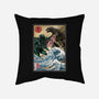 Monster King Vs Great Old One-None-Removable Cover-Throw Pillow-DrMonekers