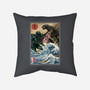 Monster King Vs Great Old One-None-Removable Cover-Throw Pillow-DrMonekers