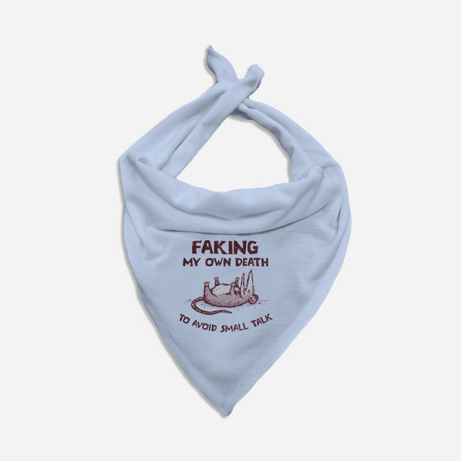 Faking My Own Death-Cat-Bandana-Pet Collar-kg07