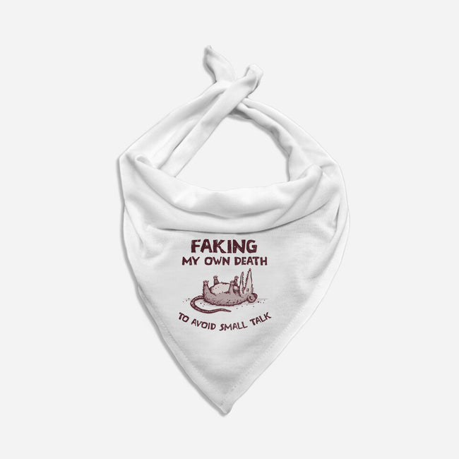 Faking My Own Death-Cat-Bandana-Pet Collar-kg07