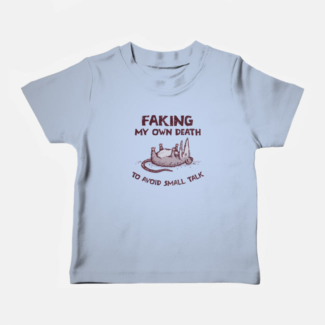 Faking My Own Death-Baby-Basic-Tee-kg07