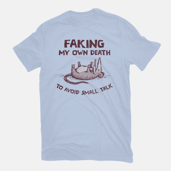 Faking My Own Death-Mens-Basic-Tee-kg07