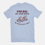 Faking My Own Death-Womens-Fitted-Tee-kg07