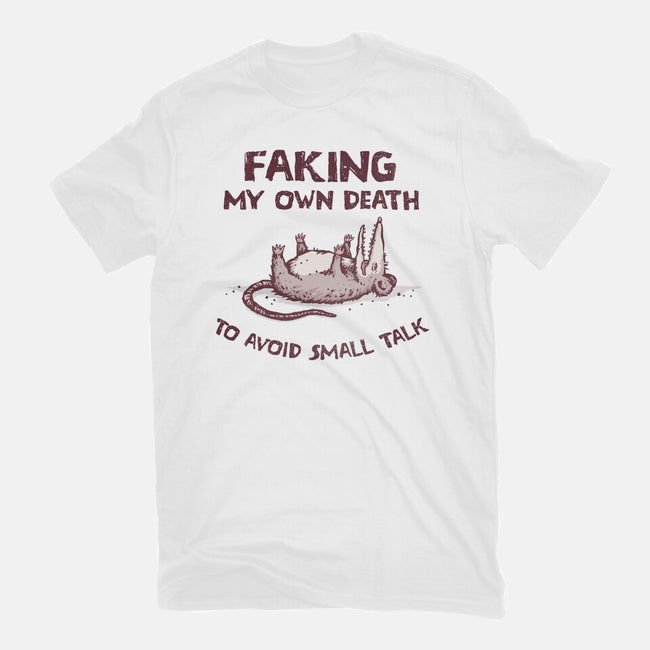 Faking My Own Death-Womens-Basic-Tee-kg07