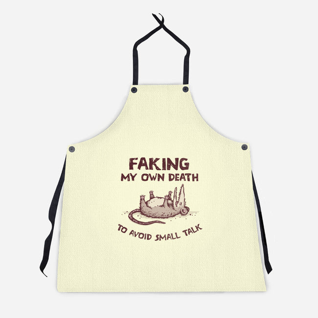 Faking My Own Death-Unisex-Kitchen-Apron-kg07