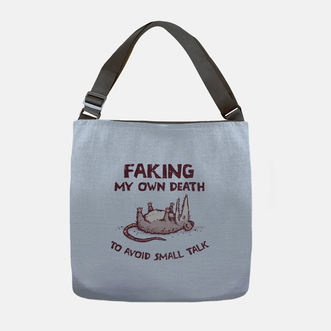 Faking My Own Death-None-Adjustable Tote-Bag-kg07