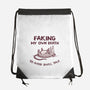 Faking My Own Death-None-Drawstring-Bag-kg07