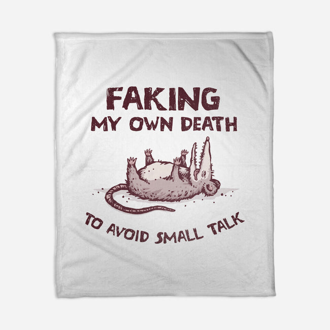 Faking My Own Death-None-Fleece-Blanket-kg07
