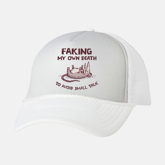 Faking My Own Death-Unisex-Trucker-Hat-kg07