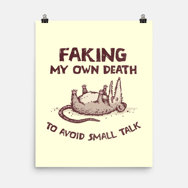 Faking My Own Death-None-Matte-Poster-kg07