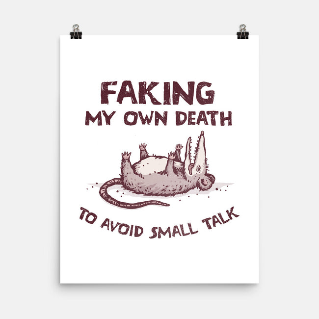 Faking My Own Death-None-Matte-Poster-kg07