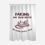 Faking My Own Death-None-Polyester-Shower Curtain-kg07