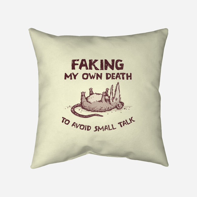 Faking My Own Death-None-Removable Cover w Insert-Throw Pillow-kg07