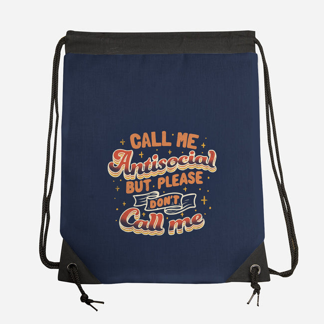 Please Don't Call Me-None-Drawstring-Bag-tobefonseca