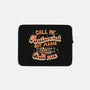 Please Don't Call Me-None-Zippered-Laptop Sleeve-tobefonseca