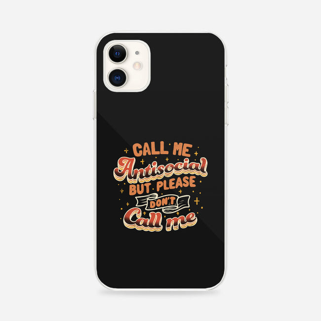 Please Don't Call Me-iPhone-Snap-Phone Case-tobefonseca