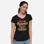 Please Don't Call Me-Womens-V-Neck-Tee-tobefonseca