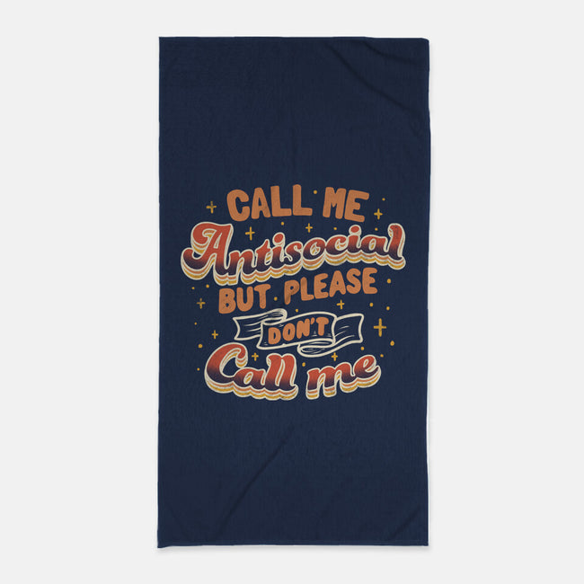 Please Don't Call Me-None-Beach-Towel-tobefonseca