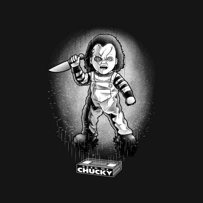 VHS Glitch Chucky-Baby-Basic-Tee-Astrobot Invention