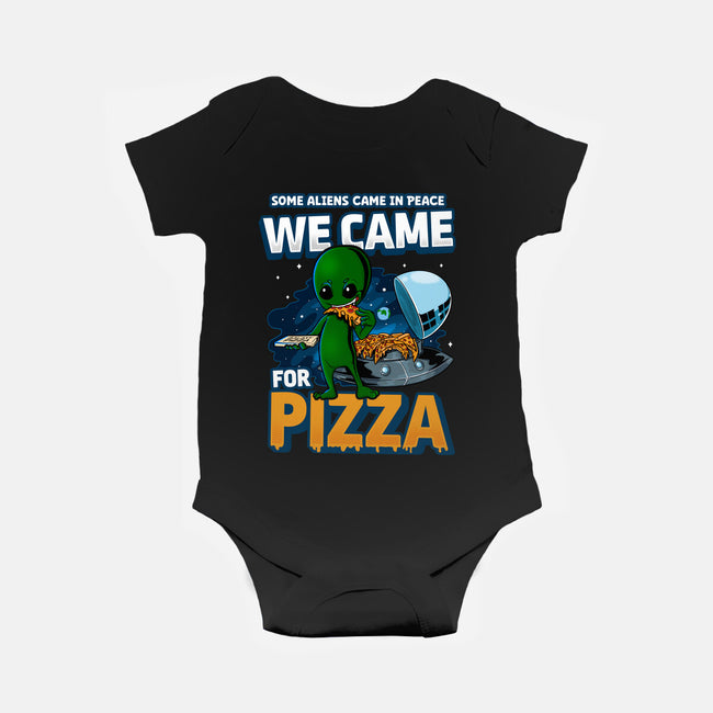 We Came For Pizza-Baby-Basic-Onesie-LtonStudio