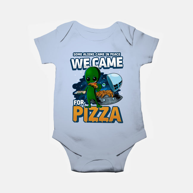 We Came For Pizza-Baby-Basic-Onesie-LtonStudio