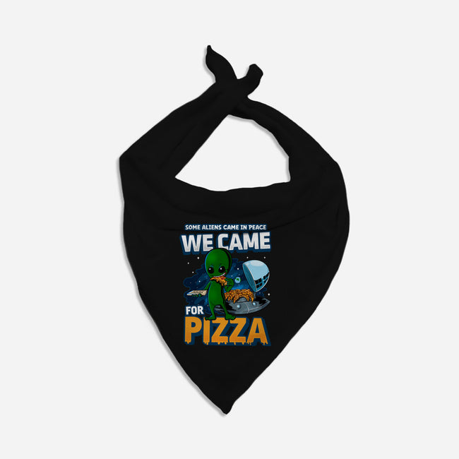 We Came For Pizza-Cat-Bandana-Pet Collar-LtonStudio