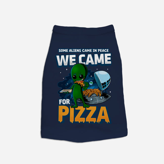 We Came For Pizza-Cat-Basic-Pet Tank-LtonStudio