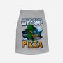 We Came For Pizza-Dog-Basic-Pet Tank-LtonStudio