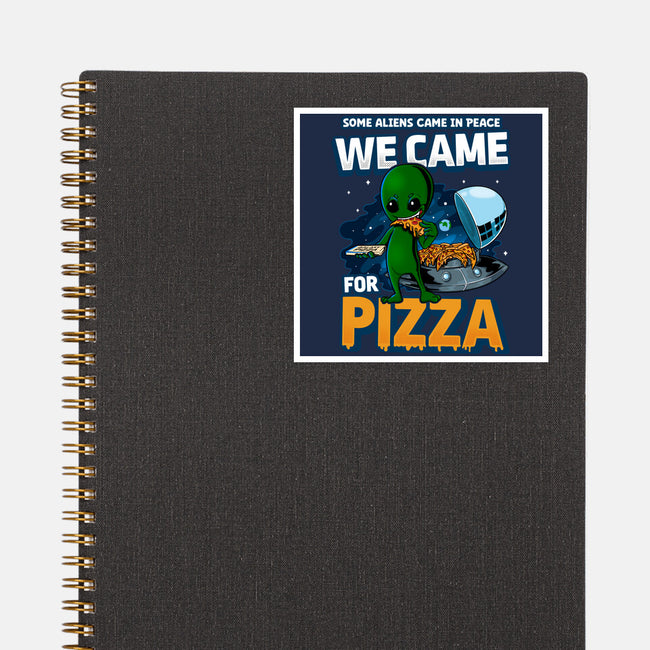 We Came For Pizza-None-Glossy-Sticker-LtonStudio