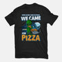 We Came For Pizza-Mens-Basic-Tee-LtonStudio