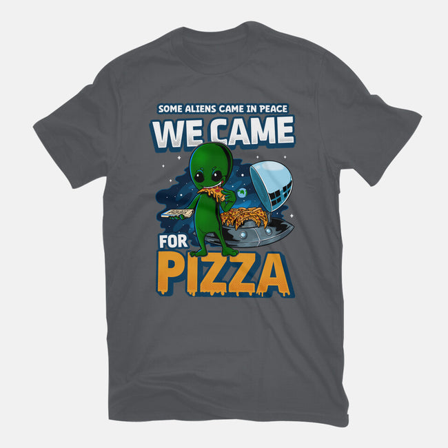 We Came For Pizza-Womens-Fitted-Tee-LtonStudio