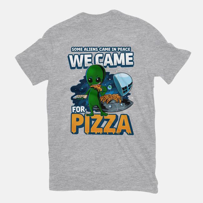 We Came For Pizza-Unisex-Basic-Tee-LtonStudio