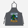 We Came For Pizza-Unisex-Kitchen-Apron-LtonStudio