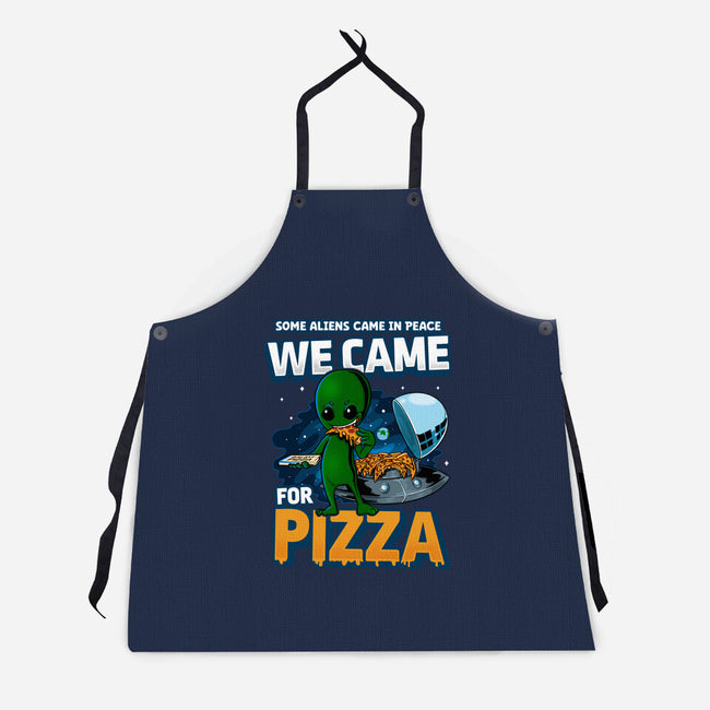 We Came For Pizza-Unisex-Kitchen-Apron-LtonStudio