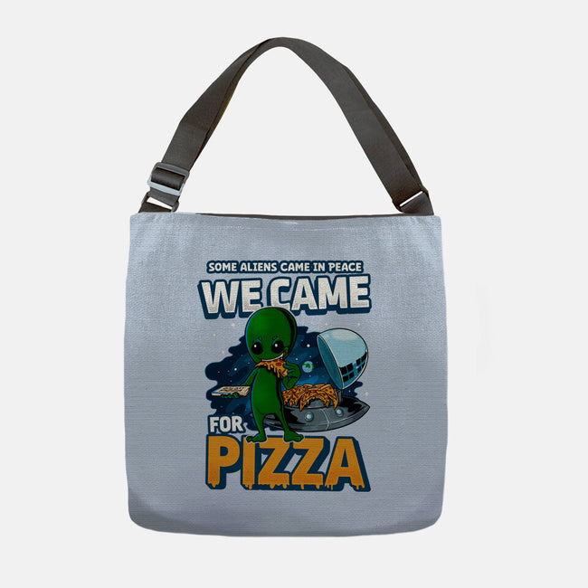 We Came For Pizza-None-Adjustable Tote-Bag-LtonStudio