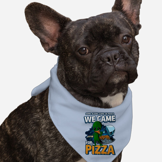 We Came For Pizza-Dog-Bandana-Pet Collar-LtonStudio