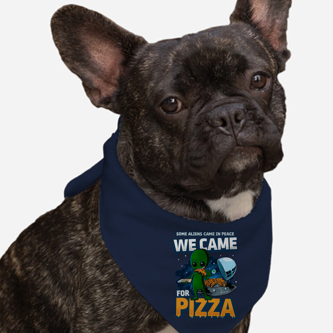 We Came For Pizza-Dog-Bandana-Pet Collar-LtonStudio