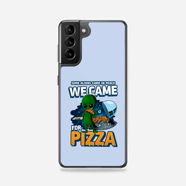 We Came For Pizza-Samsung-Snap-Phone Case-LtonStudio