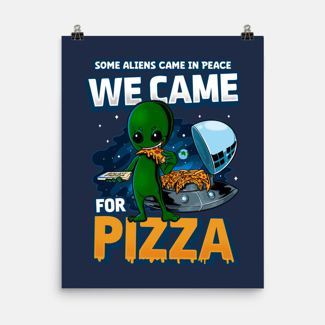 We Came For Pizza-None-Matte-Poster-LtonStudio