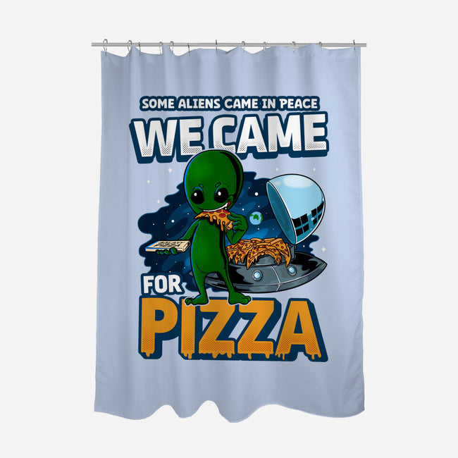 We Came For Pizza-None-Polyester-Shower Curtain-LtonStudio