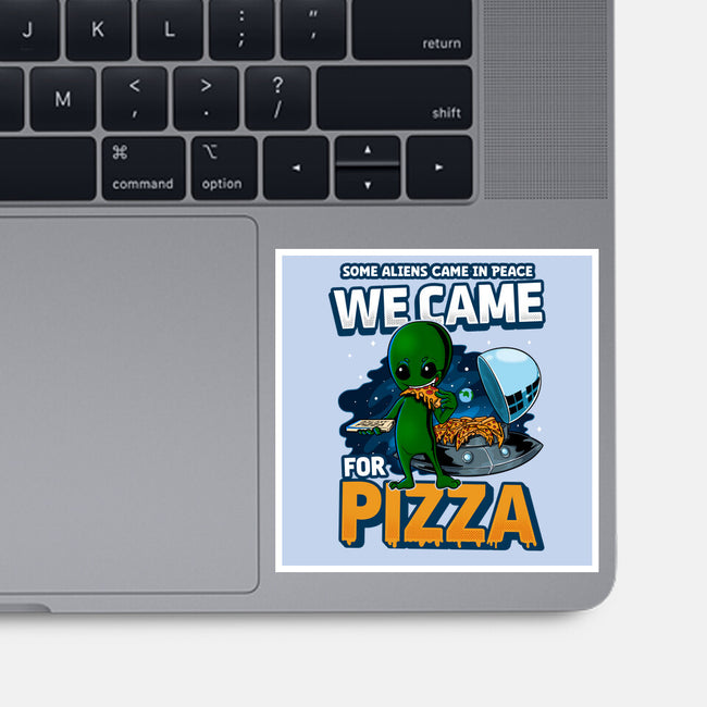 We Came For Pizza-None-Glossy-Sticker-LtonStudio