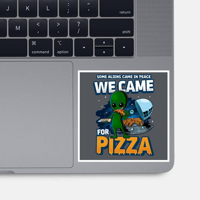 We Came For Pizza-None-Glossy-Sticker-LtonStudio