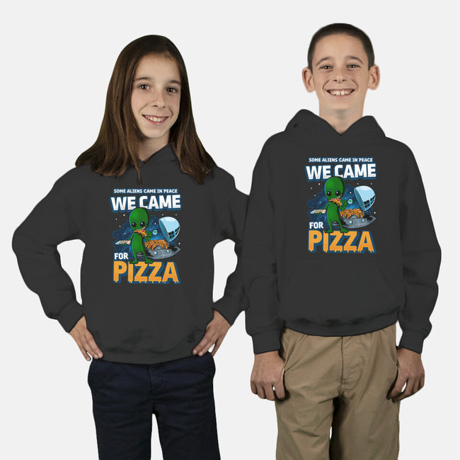 We Came For Pizza-Youth-Pullover-Sweatshirt-LtonStudio