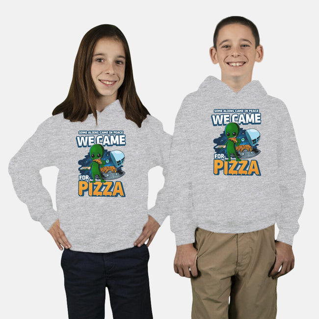 We Came For Pizza-Youth-Pullover-Sweatshirt-LtonStudio