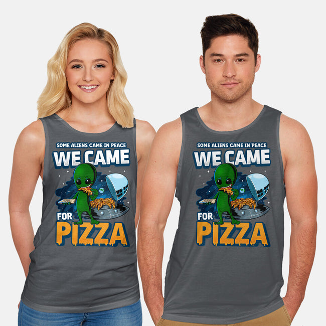 We Came For Pizza-Unisex-Basic-Tank-LtonStudio