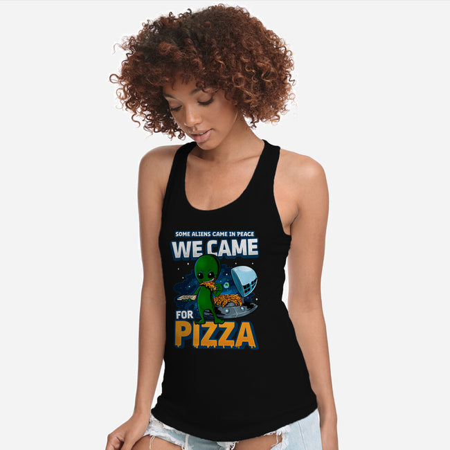 We Came For Pizza-Womens-Racerback-Tank-LtonStudio