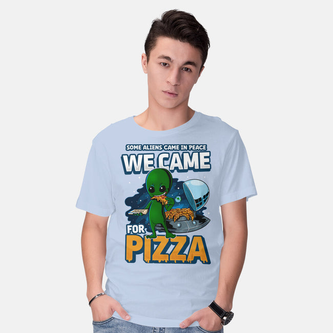 We Came For Pizza-Mens-Basic-Tee-LtonStudio