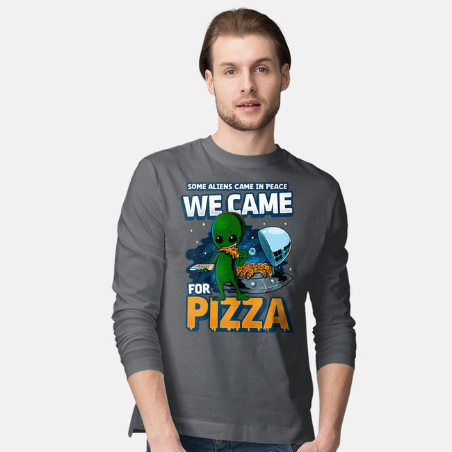 We Came For Pizza-Mens-Long Sleeved-Tee-LtonStudio