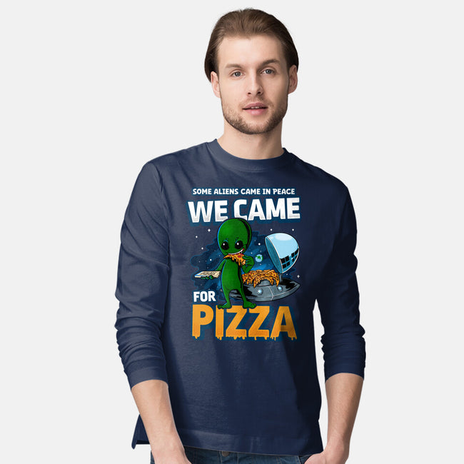 We Came For Pizza-Mens-Long Sleeved-Tee-LtonStudio